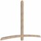 Ekena Millwork Bellingham Smooth Timber Gable Bracket, Douglas Fir, 96"W x 64"H x 3 1/2"D x 3 1/2"F, 16/12 Pitch GBW096X64X0404BEL00SDF - alternate 5